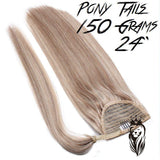24 Inch Ponytail Extensions | Straight Remy Hair | Savage Strands
